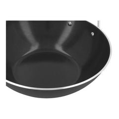 12-inch, Aluminum, Wok With Ceramic Coating, Black Matte