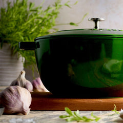 5 qt, French oven, basil