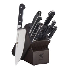 10-pc, Knife block set, walnut