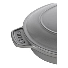 9-inch, Oval, Covered Baking Dish With Lid, Graphite Grey