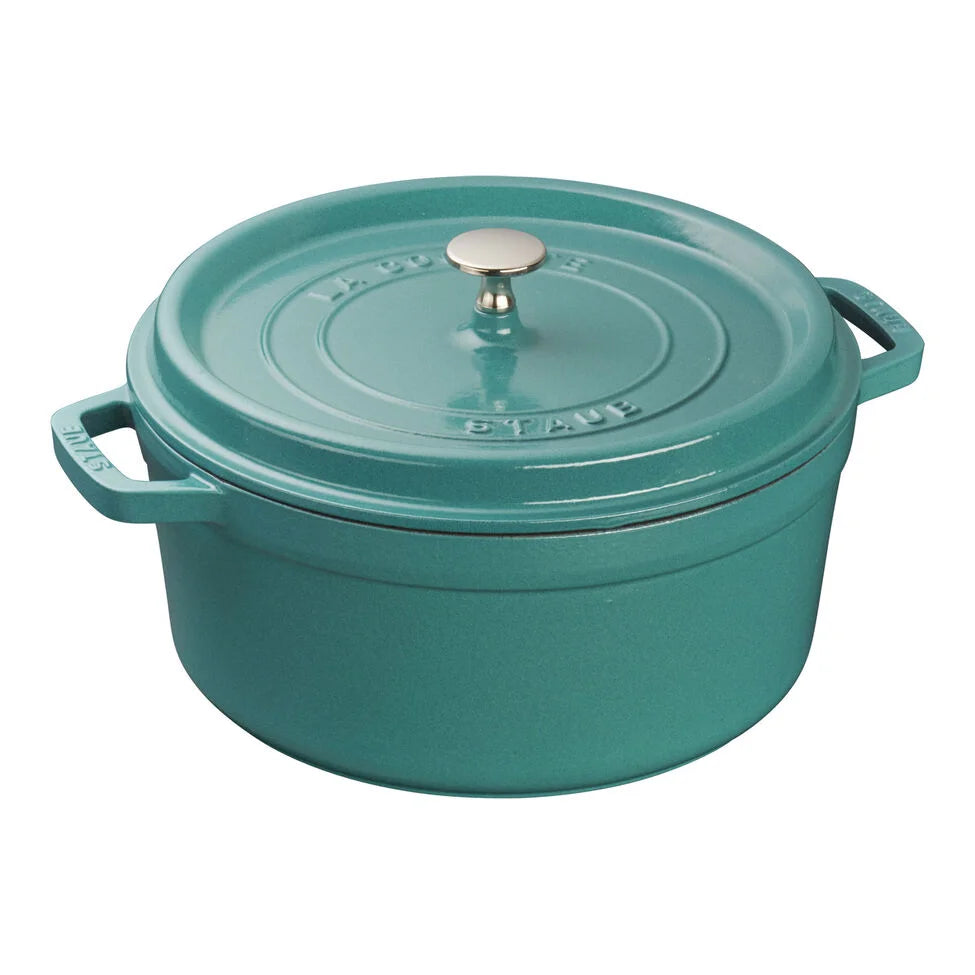 5.5 qt, Round, Dutch Oven, Turquoise