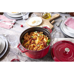 5 qt, Round, Dutch Oven Deep, Cherry - Factory Second