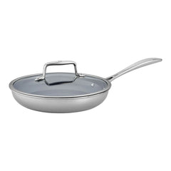 2-pc, Stainless Steel, Ceramic Coating, Non-stick, Fry Pan With Lid Set