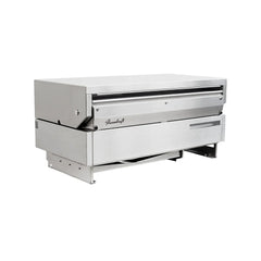 Built-in Propane Gas Grill, silver