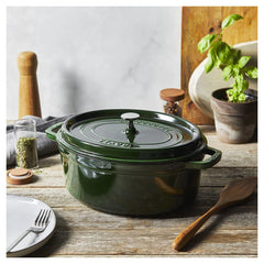 5.75 qt, Oval, Dutch Oven, Basil