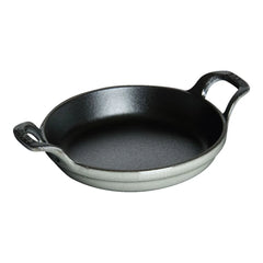 4.5-inch, Round, Mini Gratin Baking Dish, Graphite Grey