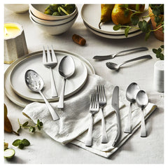 45-pc Satin Flatware Set, 18/10 Stainless Steel