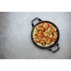 6-inch, Round, Gratin Baking Dish, Black Matte