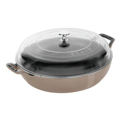 3.5 qt, Braiser With Glass Lid, Sesame