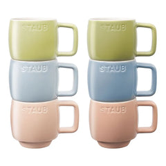 3.5-oz-/-6-pc  Macaron Espresso Cups