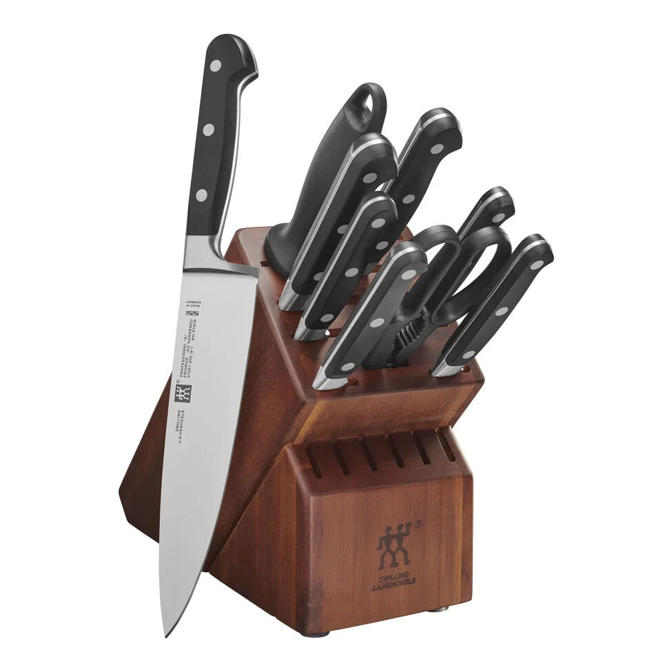 10-pc, Block Set with Acacia Block, acacia