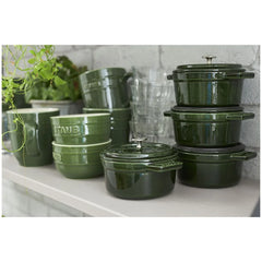 0.25 qt, Mini Round Dutch Oven, basil