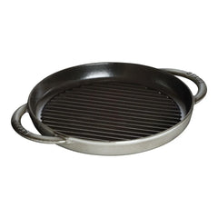 10-inch, Round Double Handle Pure Grill, graphite grey