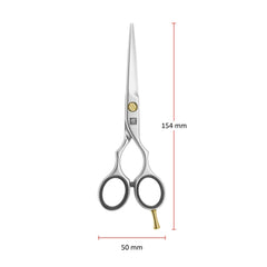 6-inch  Hair Scissors - Matt Stainless Steel