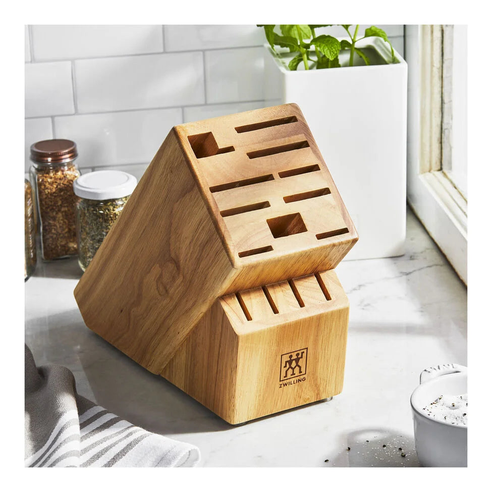 Birch, TWIN Birchwood KNIFE BLOCK EMPTY