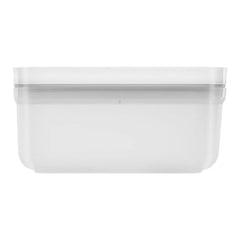 S, Vacuum Lunch Box, Plastic, Semitransparent-grey