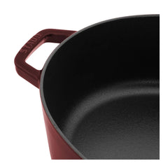6.25 qt, Wide Oval Dutch Oven , grenadine
