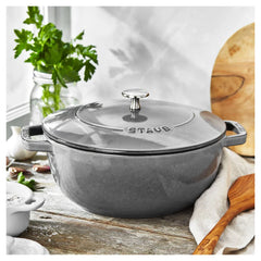 3.75 qt, Essential French Oven, graphite grey