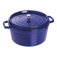 9 qt, Round, Dutch Oven, Dark Blue