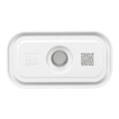 S, Vacuum Container, Plastic, Semitransparent-grey
