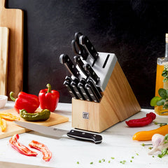 15-pc, Knife block set, natural