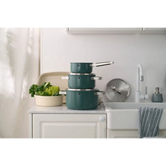 6-pc, 18/10 Stainless Steel, Pots And Pans Set