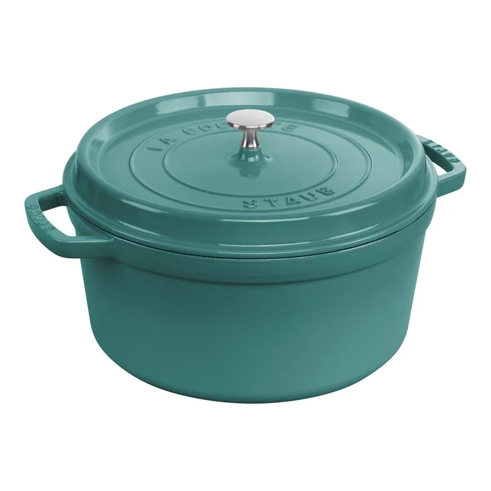 7 qt, Round, Dutch Oven, Turquoise