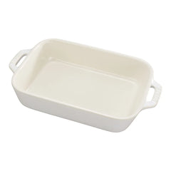 2-pc, Rectangular Baking Dish Set, ivory-white