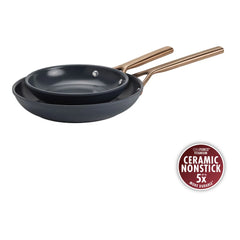 2-pc, Frying Pan Set Ceramic Nonstick Titanium
