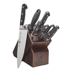 7-pc, Knife block set, walnut