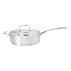 3 qt Sauté Pan With Helper Handle And Lid, 18/10 Stainless Steel