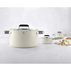6-pc, 18/10 Stainless Steel, Pots And Pans Set