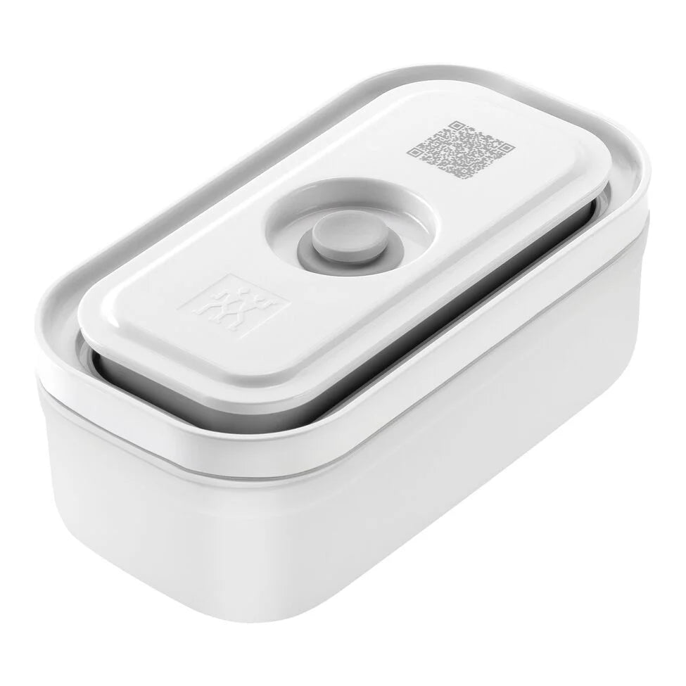 S, Vacuum Container, Plastic, Semitransparent-grey