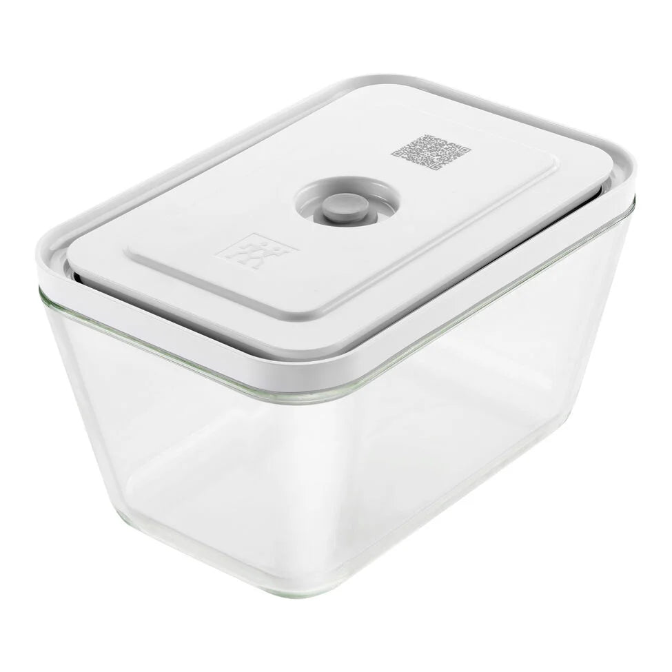 L, Vacuum Container, Glass, Grey