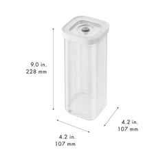 CUBE Container 3S / 11 cm, 1.25 Qt, Transparent-white