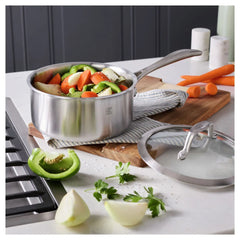 2 qt, Stainless Steel, Sauce Pan