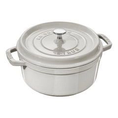 5.5 qt, Round, Dutch Oven, White Truffle
