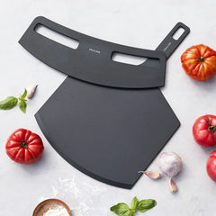 2-pc Pizza Peel And Cutter Set, Fiber Wood