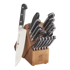 17-pc, Knife block set, natural