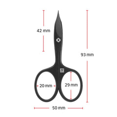 Combination Nail Scissors - Matt Black