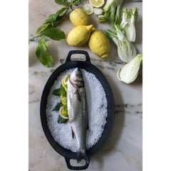 8.25 inch, Oval, Gratin Baking Dish, Black Matte
