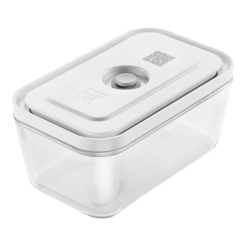 M, Vacuum Container, Glass, Grey
