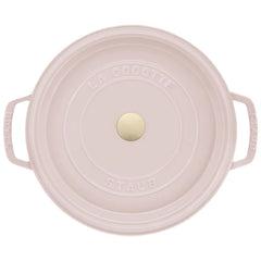 7 qt, Round, Dutch Oven, Pink Peony