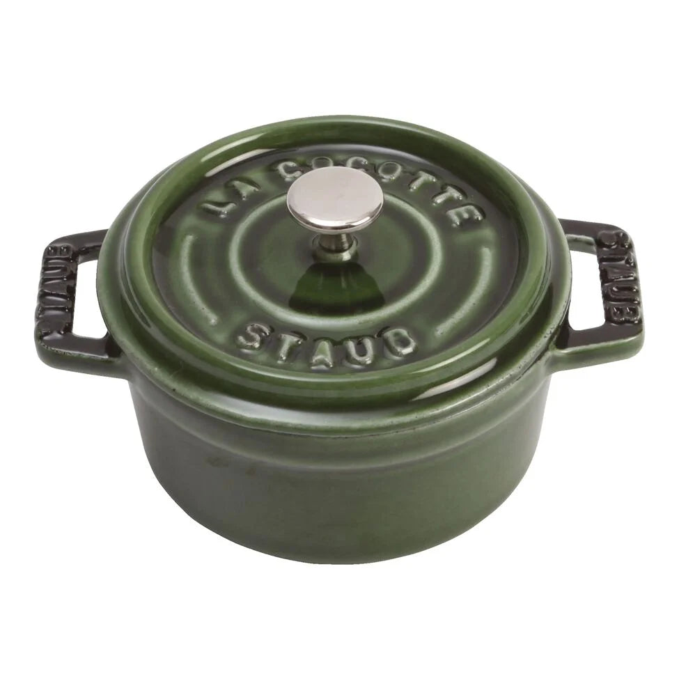 0.25 qt, Mini Round Dutch Oven, basil