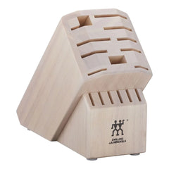 Rubberwood, Pro Solid White Knife Block Empty