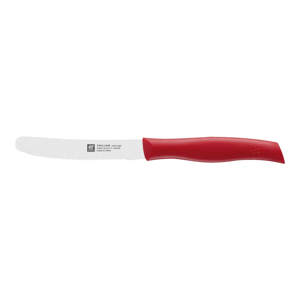 4.5-inch Utility Knife Red, Serrated Edge
