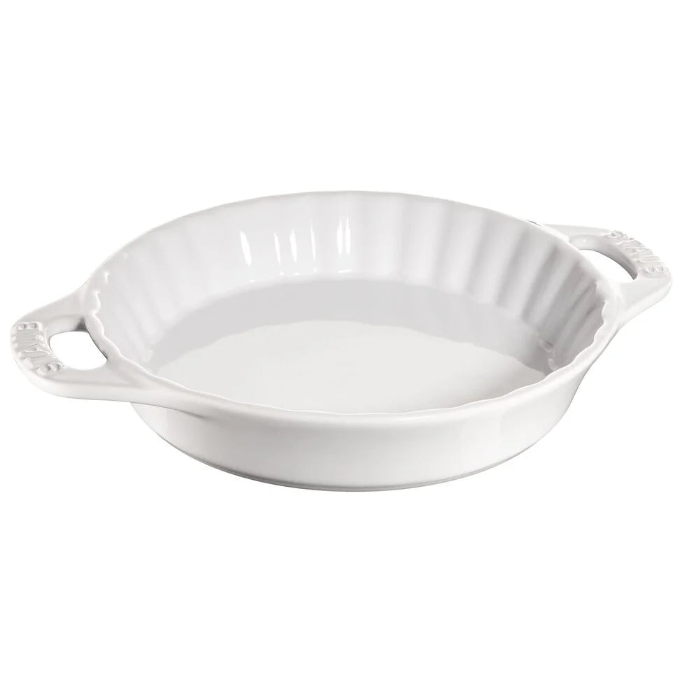 9-inch, Pie dish, white