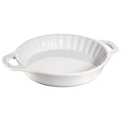 9-inch, Pie dish, white