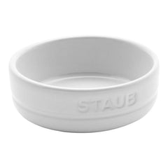4-pc, condiment dishes, white