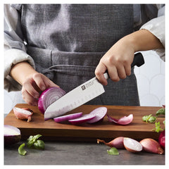Santoku 7 inch, hollow edge